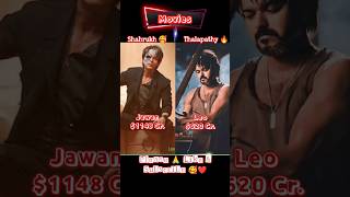 Shahrukh Khan Vs Thalapathy Vijay All Movies Money Collection 😱😱#ytshorts #shorts #south #shortsfeed