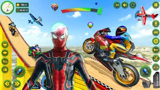 Impossible Sport bike Racing 2024 - Mega Ramp bike Stunt Master Simulator - Android GamePla