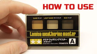 Как использовать Tamiya Weathering Master | Для новичков