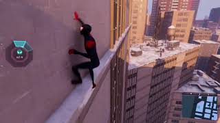 All Spider Man Miles Morales Spider Verse Suit Web Swinging Gameplay Footage