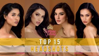 TOP 15 HEADSHOTS || Bb Pilipinas 2020