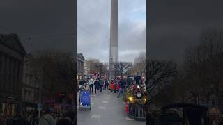 The Spire on Christmas time. O’Connell Street in Dublin Ireland #shorts