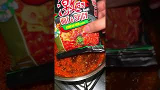 Korean Ramen Hot & Spicy | Late Night Cravings | korean noodles #shorts