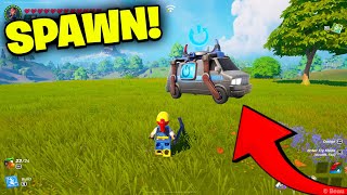 How To Set a SPAWN in LEGO Fortnite - How To Set a SPAWN POINT in LEGO Fortnite