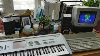 Atari ST Shenanigans * Space Quest III Theme with Korg Triton Classic