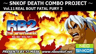 real bout fatal fury 2 all characters 100% damage death combo