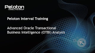 Peloton Interval Training  - Advanced Oracle Transactional Business Intelligence Analysis