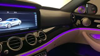 2019 Mercedes w213 E300 Interior/E Class 2019 ambient