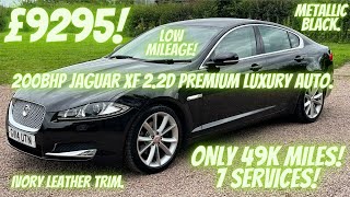 LOW MILEAGE! 200BHP, Jaguar XF 2.2d Premium Luxury Auto. 48k miles. 7 Services!