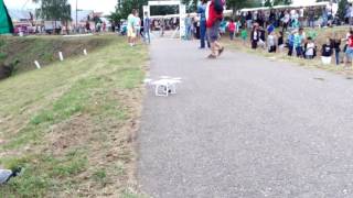 DJI Phantom 4 take off😃(wind)