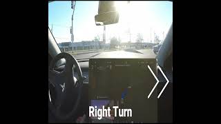 AI Drive Tesla Chicago Sub Highway #shorts #elonmusk #fsd #fsd11 #tesla #teslamodely #자율주행