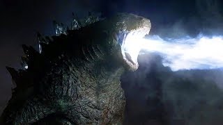 Godzilla vs MUTOs - Atomic Breath Scene - Final Battle - Godzilla (2014) Movie Clip HD