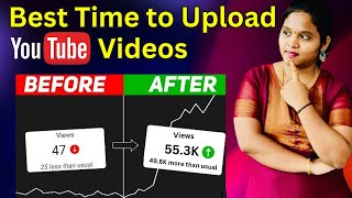 What is The Best Time to Upload YouTube Videos Telugu (Real Secret) | Best Time to post on YouTube