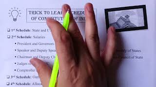 SCHEDULES OF INDIAN CONSTITUTION TRICKS || CONSTITUTIONAL LAW || LAW EXPLORER