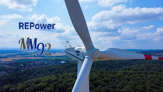 REPower MM92 Windkraftanlage Windpark Flechtdorf #1 | Dji mini 2