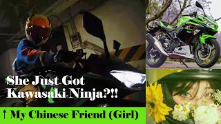 My Friend Just Got a Kawasaki Ninja 400 and She ...