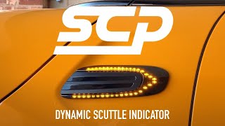 MINI F-Series Side Scuttle Dynamic Indicators Fitting Guide - SCP