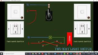 3 GANG SWITCH, 2-WAY SWITCH & INTERMEDIATE SWITCH