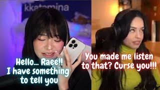 Miyoung make Valkyrae MALD Remotely with a voice message.