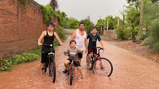 ASÍ DISFRUTAMOS LA PRIMER LLUVIA EN EL RANCHO