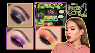 COLOURPOP X HOCUS POCUS 2 FULL COLLECTION SWATCHES, REVIEW & TUTORIAL