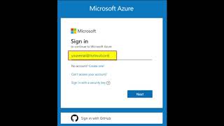 Create an Azure account for free