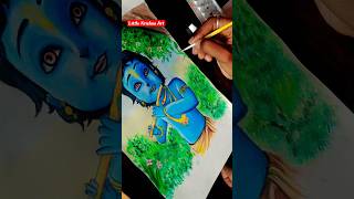 Krishna ji Drawing✨ Little Krishna painting #shortvideos #shorts #terenaina #trending #art #drawing