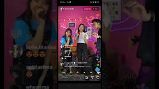 ZIVA MANOGLYA, BRISIA JODIE , MAHEN - SIDE TO SIDE live Instagram BRISIA jodie