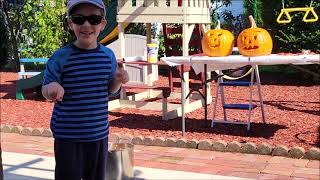 Little Gavin Baby Carving Jack O Lanterns 2021! (Recorded 10/25/2021)