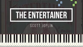 The Entertainer - Scott Joplin | C Major Piano Tutorial