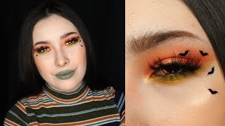 Simple Halloween Orange Eye | Makeup Tutorial | Fall Makeup