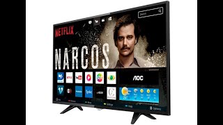 Tv AOC 43" opções na TV e funcionalidades