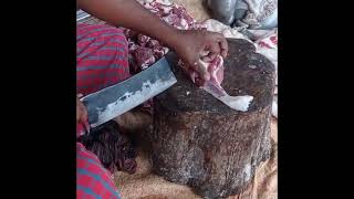 Goat Meat Slice || Fastest Goat Meat Cutting By Professional Butcher || Cutting Skills