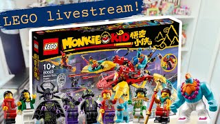 LEGO Livestream! My LAST Monkie Kid Set!