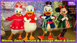 NEW Minnie, Donald, Daisy and Scrooge Meet & Greet at Mickey’s Very Merry Christmas Party  2024