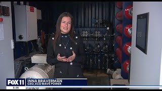 Fox News LA- Inna Braverman represents Eco Wave power at Altasea Blue Hour Event