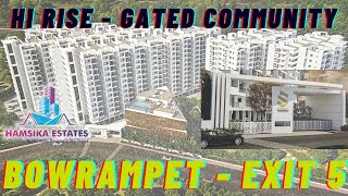 Direct Landlord 2BHK & 3BHK Flats Sale in Gated Community Bowrampet | Hot Deal Sale of 2BHK & 3BHK