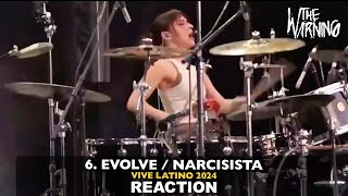 Brothers REACT to The Warning: Evolve, Narcisista (Vive Latino 2024)