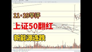 上证50翻红，新能源连续下跌，煤炭、石油、电力要抬头吗？