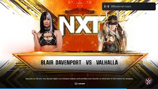 Blair Davenport vs.Valhalla - WWE 2K23