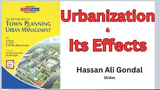 Urbanization & its effects | Town Planning and Urban Management Lecture series | CSS 2024