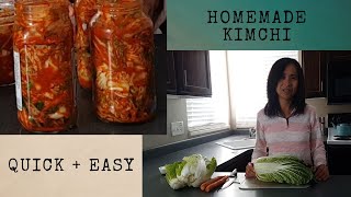 Homemade Small Batch Easy Kimchi Recipe