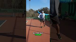 Single Backhand requires a big turn!