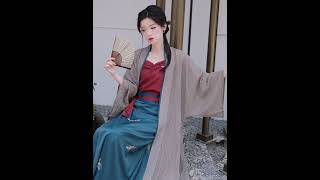 Casual Dress Modern Chinese Clothing Fashion Hanfu Video #clothes #beautiful #fashionhanfu