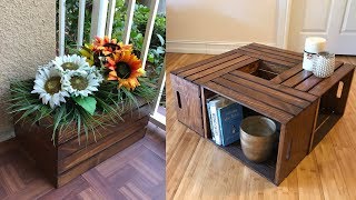 Wooden Crates Creative Ideas