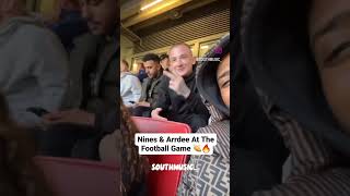 Nines & Arrdee At The Football Game 👏🔥🤣 #ukmusic #arrdee #nines #chelseafc #arsenal