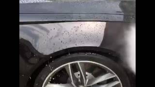 Water beading glass coating video