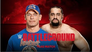 WWE Battleground 2017: John Cena vs. Rusev