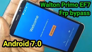 Walton Primo EF7 Frp Bypass, Walton Primo EF7 Google Account Unlock, Without PC