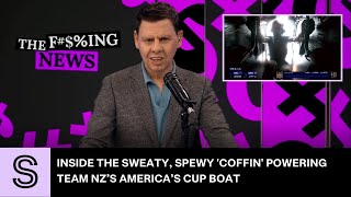 The F#$%ing News: Inside the sweaty 'coffin' powering Team NZ’s America's Cup boat | Stuff.co.nz